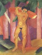 Franz Marc Woodcutter (mk34) oil